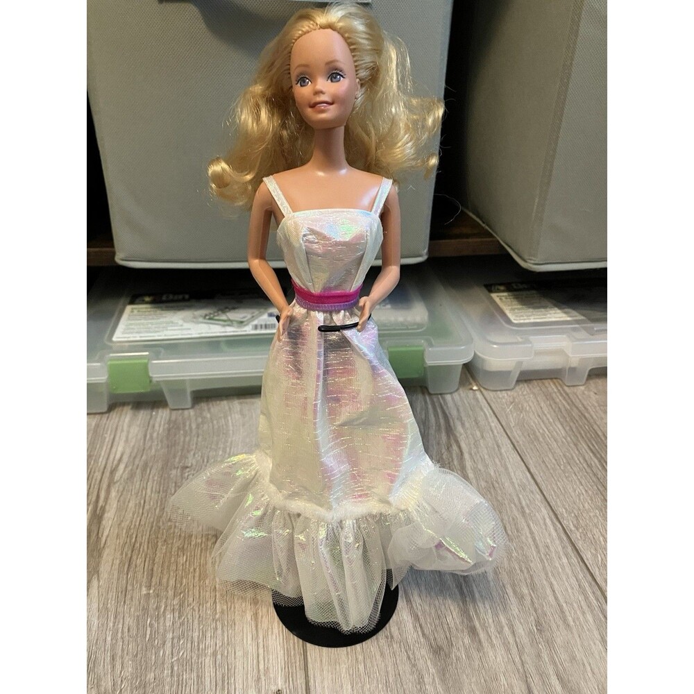 Crystal Barbie Doll 1983 Superstar Era Original Dress Vintage